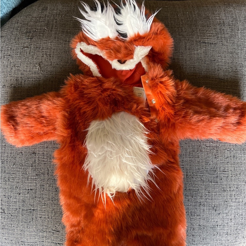 Pottery Barn Fox Baby Costume 6-12